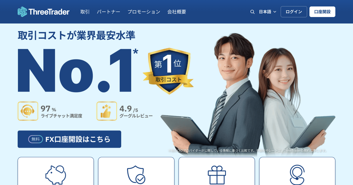 ThreeTrader 公式サイト